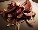 A picture of step 1 of Chicken Breast with Caramelized Red Onions.