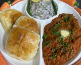 A picture of step 4 of High Protein Pav Bhaji { Winter Special }.
