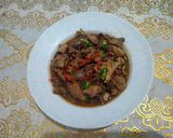 Foto langkah ke 4 dari resep Oseng Lidah Sapi Kecap.