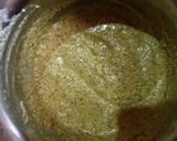 A picture of step 1 of Milky mango prawns / aam chingri.