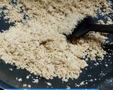 A picture of step 3 of Aata Sheera (wheat halwa).