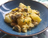 Foto del paso 7 de la receta: Sartén de patatas, castañas y champiñones a la mostaza