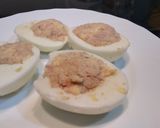Foto del paso 1 de la receta: Huevos rellenos de atún