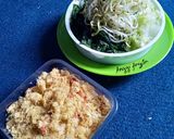 Foto langkah ke 17 dari resep Nasi Jagung Komplit Lauk Pauk dan Sayuran.