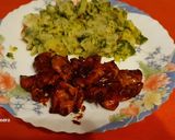 Foto del paso 5 de la receta: Pollo cocinado en soja con verduras rehogadas