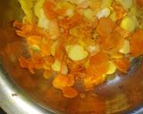 A picture of step 4 of Raw turmeric pickle.