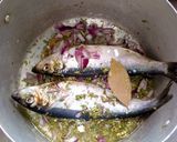 A picture of step 2 of Fish rolls.