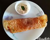 A picture of step 4 of Instant Rava Dosa.