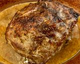 Foto del paso 16 de la receta: Mi bife de chorizo horneado en sidra, acompañado por su gravy y rodajas de manzana acaramelada