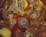 A picture of step 2 of Chane ki daal wala salan.