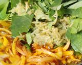 A picture of step 5 of Lauki Arbi Methi Zunka.
