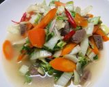 Foto langkah ke 5 dari resep Tumis Sayur Baso.