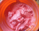 A picture of step 3 of Red velvet birthday cake buttercream.