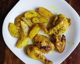 Foto del paso 5 de la receta: Pollo asado a la cúrcuma