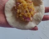 A picture of step 4 of Amritsari chole with aloo kulcha.