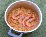 Foto del paso 11 de la receta: Arroz meloso de calamar y gamba roja