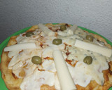 Foto del paso 5 de la receta: Pizza rellena fácil 🍕🍻 Cebolla, jamón Cocido y Mozzarella