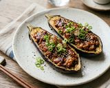 A picture of step 12 of Stuffed Japanese Eggplant Recipe.