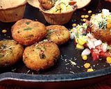 A picture of step 7 of Potato Coins Katori Chaat.