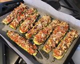 Une image de l'étape 6 de Courgettes blanches façon bruschetta.