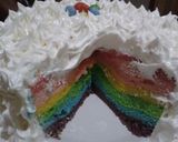 Foto langkah ke 6 dari resep Rainbow Cake Kukus.
