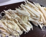 竹筍炒蒜頭（不是肉絲）Fried Bamboo Shoots with Garlic的食譜步驟4照片