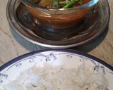 A picture of step 6 of Lauki mutton ka salan.