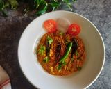 A picture of step 9 of Dahi TikhariSpicy Yogurt Curry.