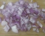 A picture of step 3 of Besan chilla.
