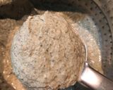 A picture of step 2 of Ragi Paniyarams.
