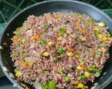A picture of step 6 of Red Rice Pulao.