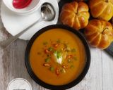 A picture of step 6 of Cream of Lentil and Pumpkin Soup.
