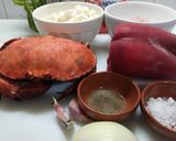 Foto del paso 1 de la receta: Saquitos de cangrejo y ricota en salsa de langostinos y albahaca