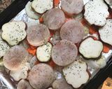 Foto del paso 3 de la receta: Merluza al papillote con batata 🐟
