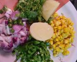 A picture of step 2 of Corn cutlets.