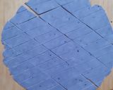 A picture of step 5 of Rang Birangi Nimki (No artificial color).