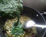 A picture of step 7 of Palak Hariyali.