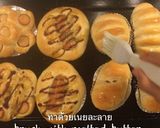 รูปขั้นตอนการทำที่ 5 ของ ขนมปังไส้กรอก ไม่ต้องนวด