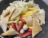 燉菜辣年糕的食譜步驟1照片