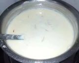 A picture of step 1 of Jello custard pudding.