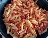 Foto del paso 4 de la receta Macarrones con chorizo y jamón