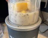 A picture of step 1 of Tropical Breakfast Smoothie 🥭🍍.