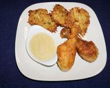 A picture of step 5 of Potato Latkes.