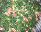 Foto del paso 3 de la receta: Gratén de espinacas y jamón con bechamel de setas #sin gluten
