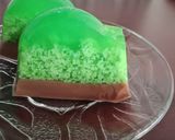 Foto langkah ke 5 dari resep Puding lumut pandan coklat.