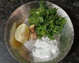 A picture of step 1 of #SMPudina punch.