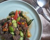 Foto langkah ke 7 dari resep Paru Tumis Pelangi.