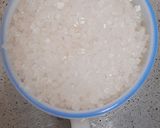 A picture of step 3 of Motichoor Laddoo.