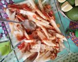 صورة لخطوة 2 من وصفة سمك وبطاطا في الفرن 🥔🦈🐟🐋🐠