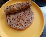 A picture of step 6 of Paneer cheese paratha.
